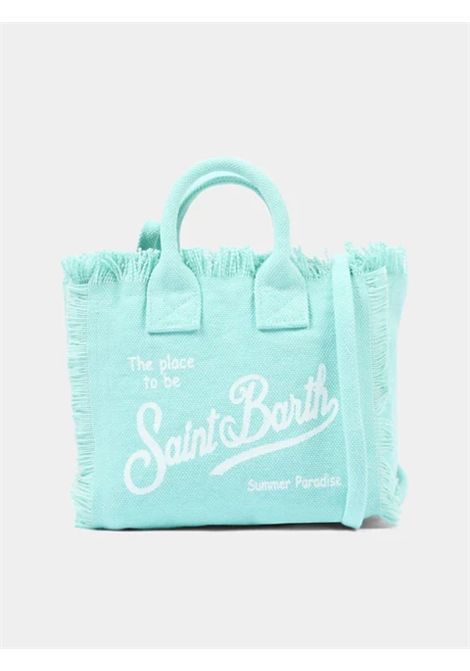 Borsa Mini in canvas SAINT BARTH | VAMI001 VANITY MINI00711L 56 WATER GREEN